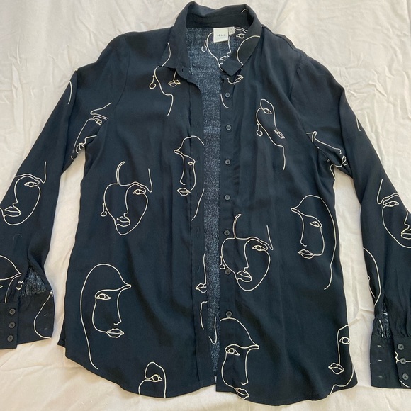 Fluid traced portrait shirt - Picture 2 of 3